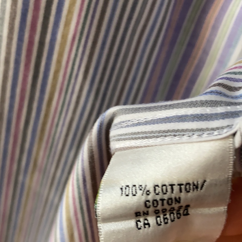 Bugatchi Shaped Fit Button Down Size Medium - image 4